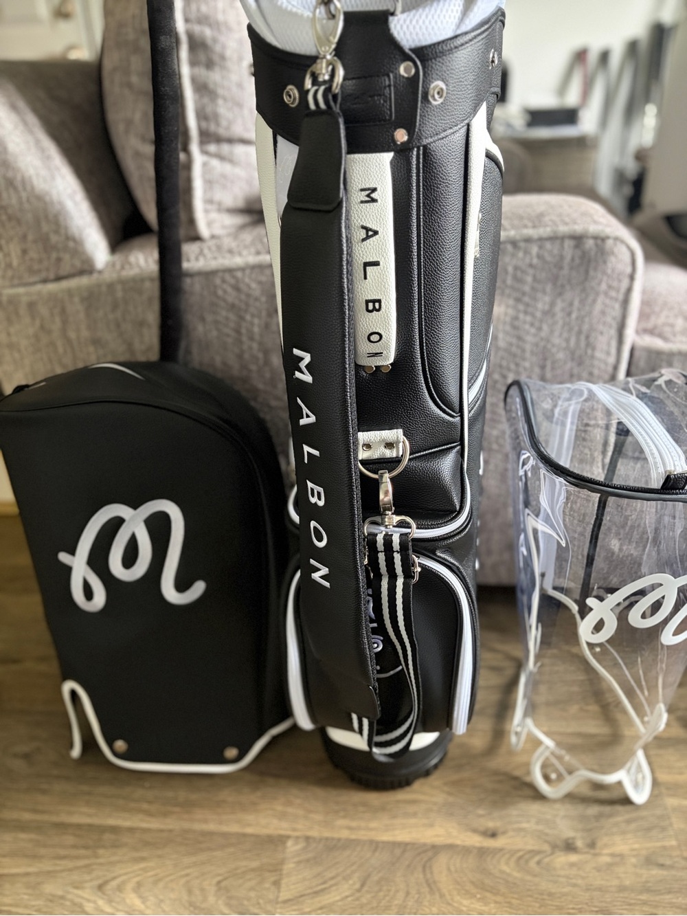 Malbon “Roll King” carry stand golf bag